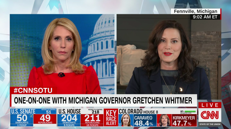 Whitmer Touts First Michigan Dem Trifecta In Almost 40 Years | CNN Politics