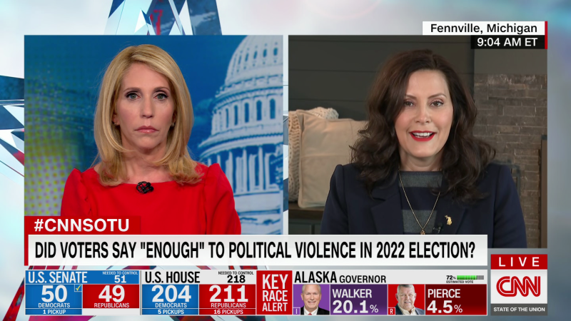 Whitmer: I’d like to think 2022 result was repudiation of political violence | CNN Politics