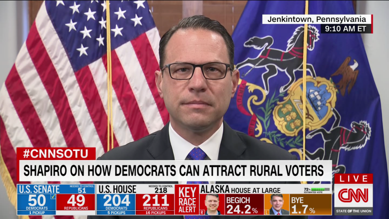 ‘Who cares?’ PA Gov-elect Josh Shapiro says Mastriano still hasn’t conceded | CNN Politics