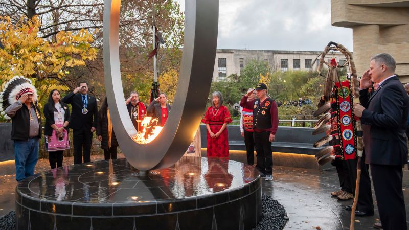 National Native American Veterans Memorial formally dedicated at a ceremony in Washington, D.C | CNN