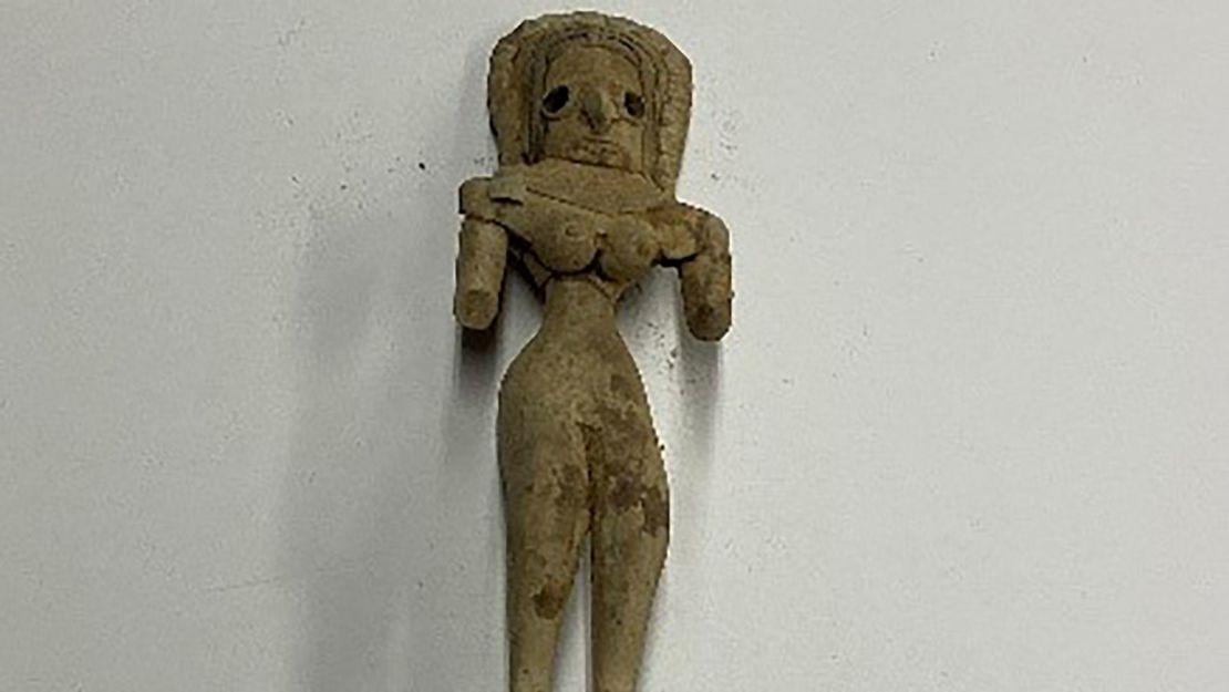 "Mehrgarh dolls," some of the earliest examples of figurines created by humans, were among the artifacts returned to Pakistan.