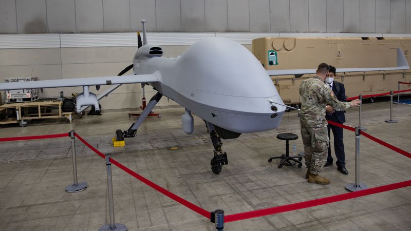 US studying how to modify powerful armed drone as Ukrainian demand grows | CNN Politics