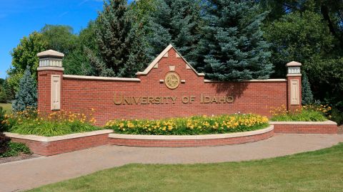 The University of Idaho campus is in Moscow, Idaho.
