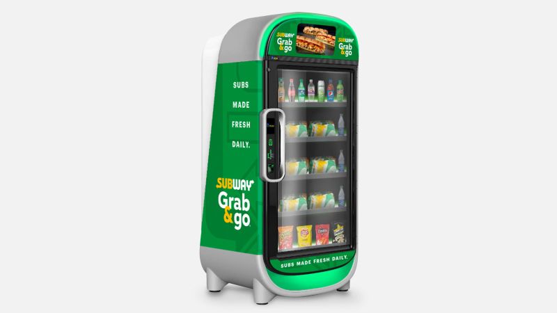 Subway will sell sandwiches in smart vending machines