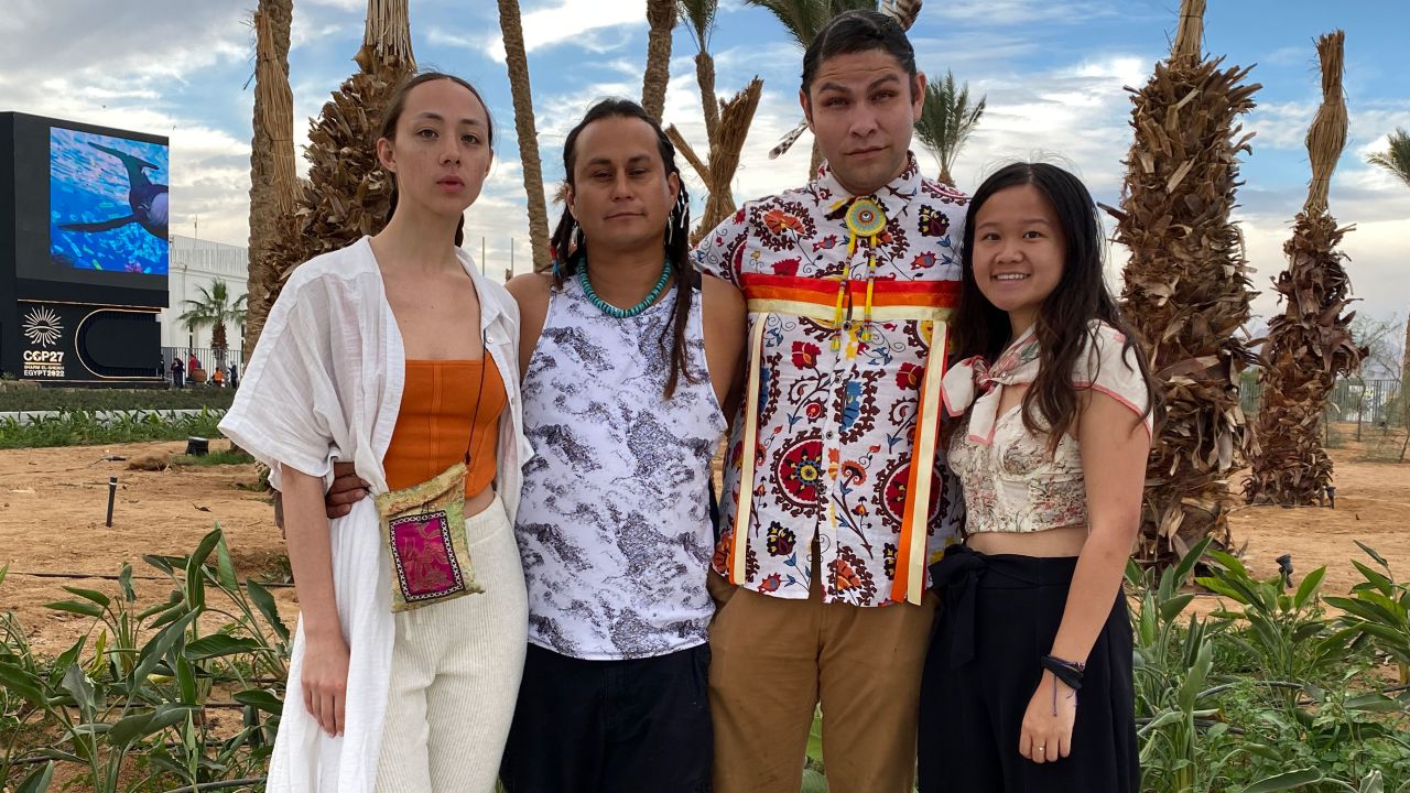 The four activists had their credentials suspended after the protest.