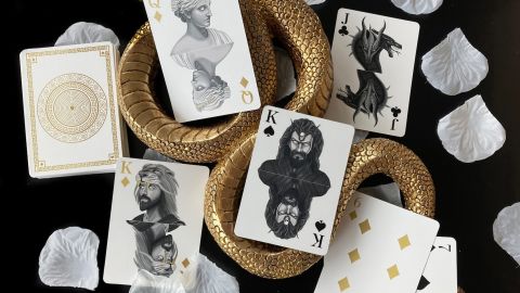 underscored NadineSophieArt Luxury Playing Cards