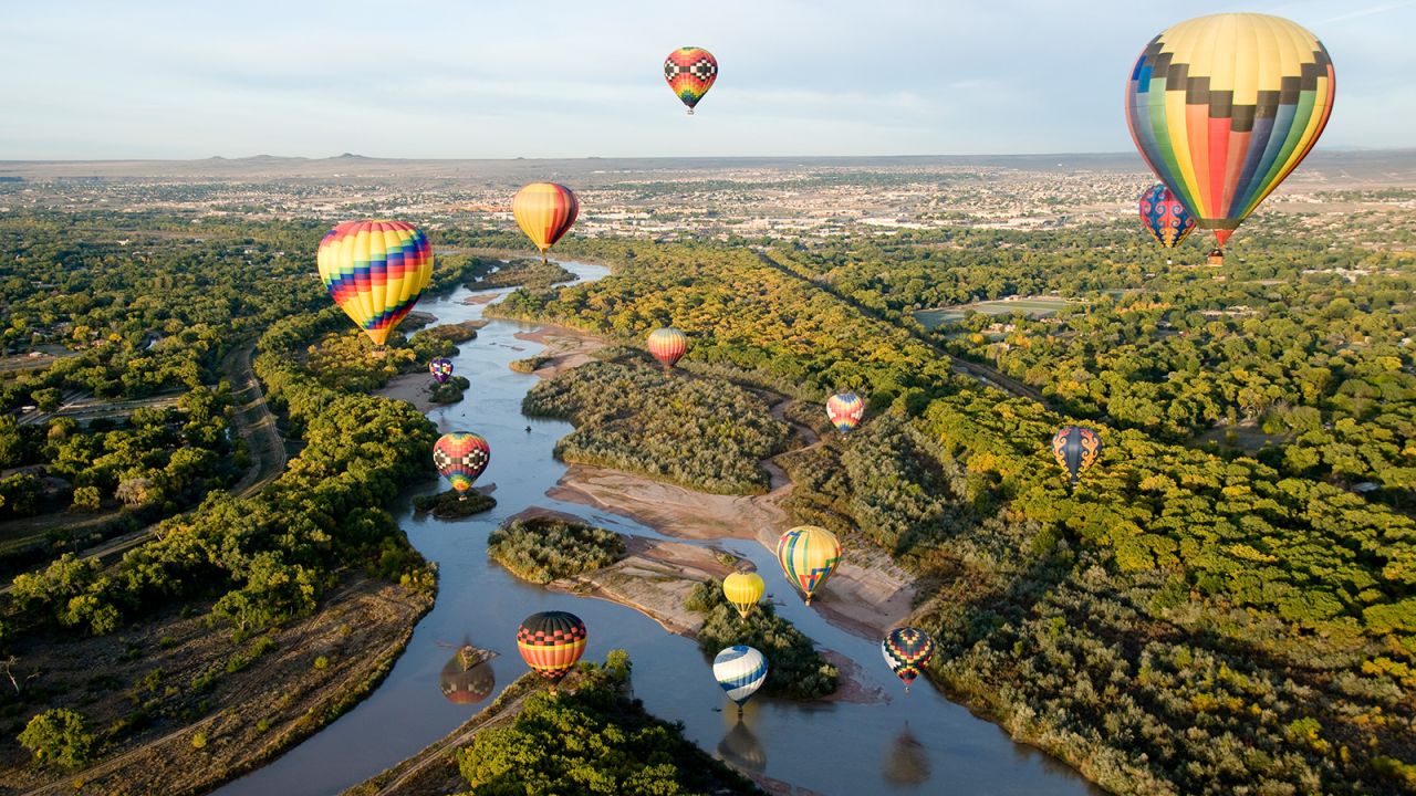 <strong>New Mexico, USA: </strong>The state known as the Land of Enchantment lives up to its name with dramatic desertscapes and an annual hot air balloon festival.