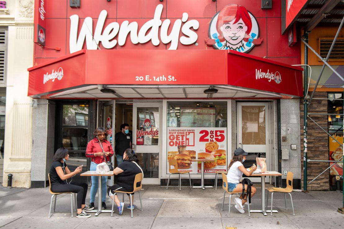 Wendy's CEO said people "shifted to more meals at home during the pandemic." 