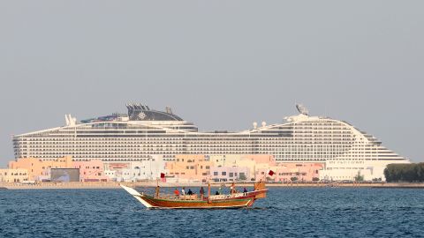 Fans will have the opportunity to stay on board the cruise ship in Doha, Qatar. 