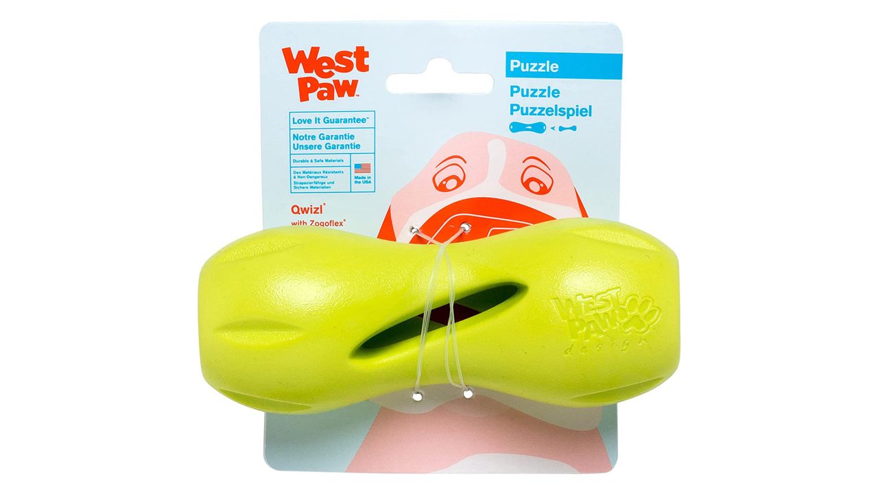 West Paw Zogoflex Qwizl Dog Puzzle Treat Toy