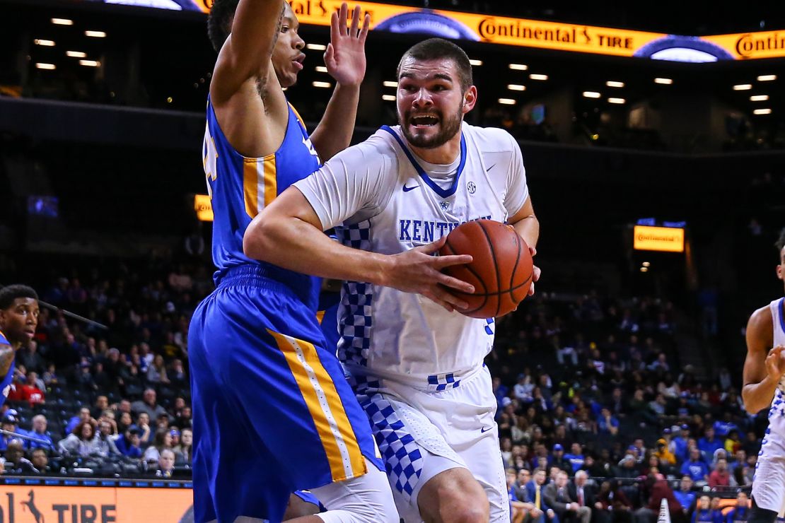Humphries, seen facing the Hofstra Pride in December 2016, played college basketball for the Kentucky Wildcats.