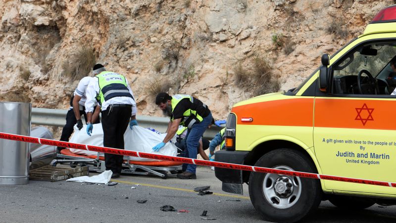 Three Israelis killed in assault in occupied West Bank | CNN