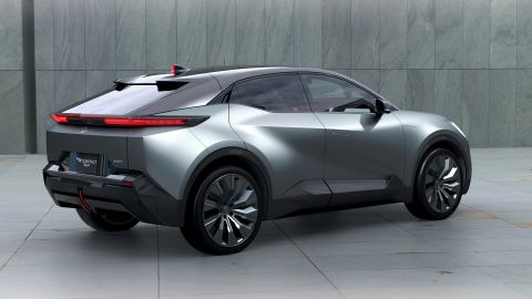 Toyota also unveiled an electric SUV concept.