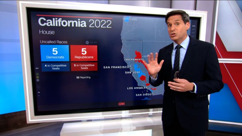 Magic wall: CNN’s John Berman shows how California might win Republicans control of the House | CNN Politics