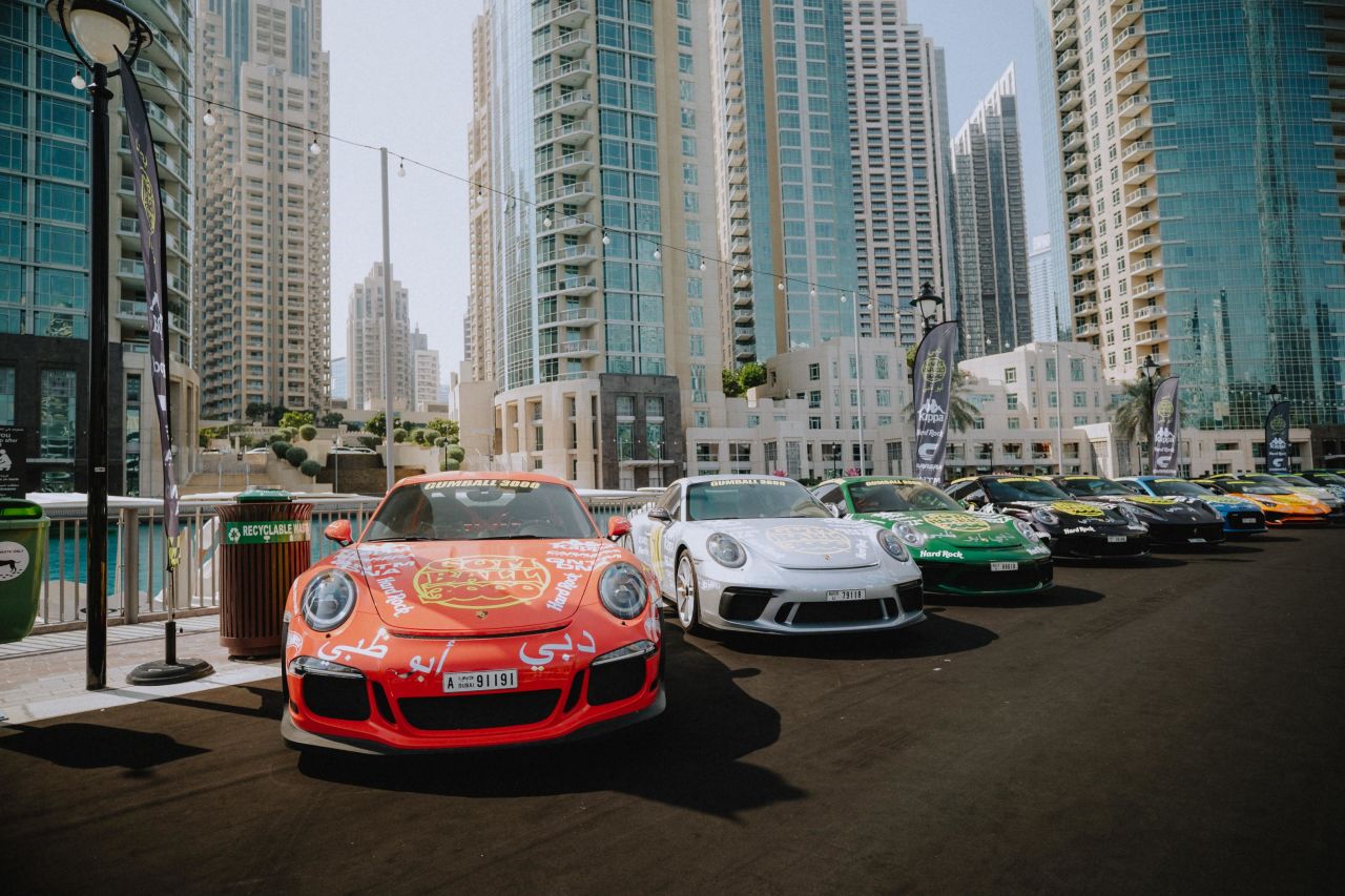 The Gumball 3000 started on November 13 in Dubai, with the 3,000-mile supercar rally being held in the Middle East for the first time.
