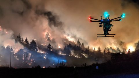 These fireball-dropping drones are on the frontlines of wildfire prevention