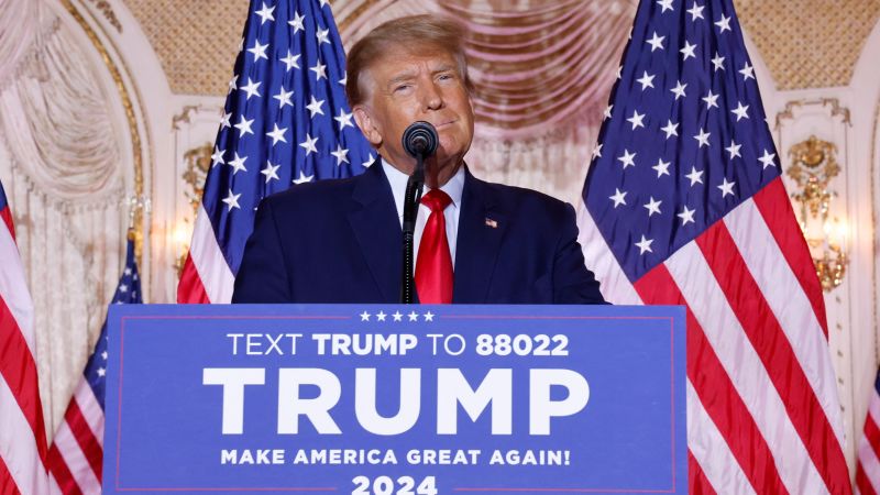 Video: Hear Donald Trump announce his 2024 candidacy | CNN Politics