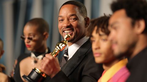 Will Smith, seen here at the 2022 Vanity Fair Oscar Party, stars in new film "Emancipation." 