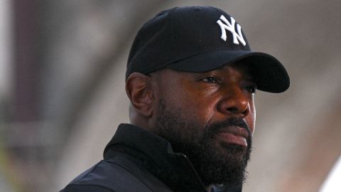 Director Antoine Fuqua, seen here posing during a photocall on the set of the film "Equalizer 3" on October 19, 2022, directed Will Smith in the soon-to-be-released film "Emancipation." 
