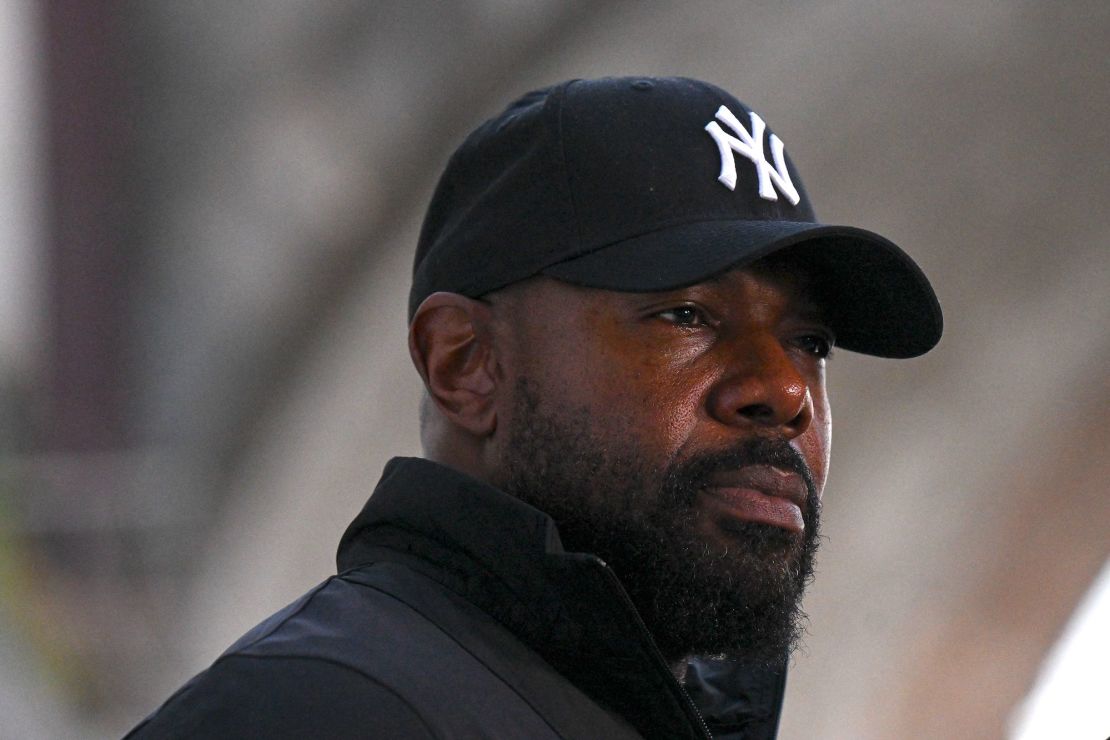 Director Antoine Fuqua, seen here posing during a photocall on the set of the film "Equalizer 3" on October 19, 2022, directed Will Smith in the soon-to-be-released film "Emancipation."