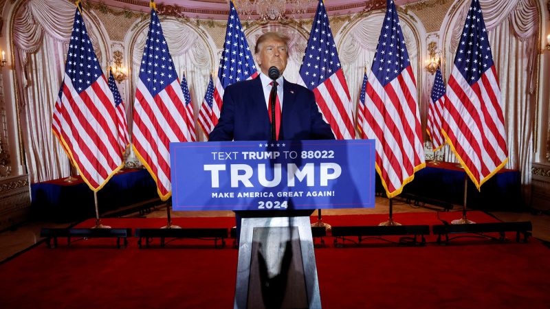 Fact-checking Trump’s 2024 announcement speech | CNN Politics
