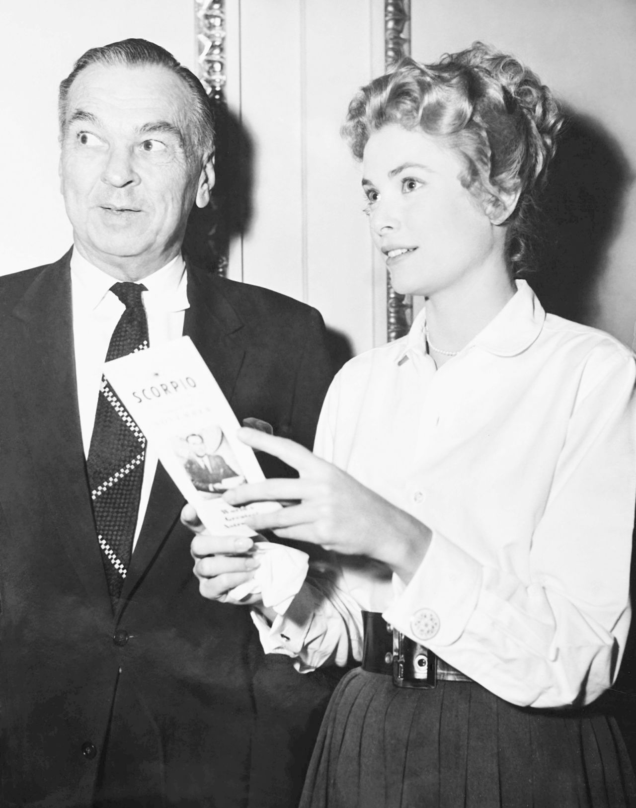 Celebrity astrologer Carrol Righter was documented visiting Grace Kelly on set of "The Swan" in 1956.