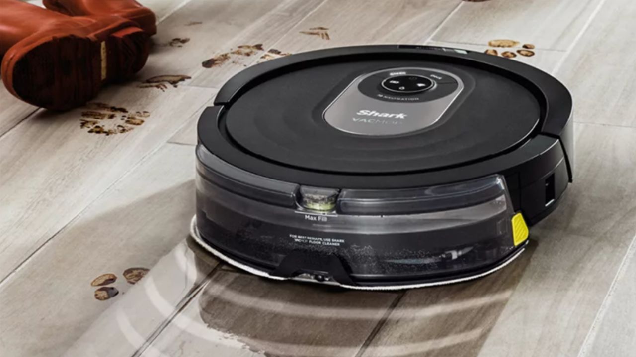 underscored Shark AI Robot Vacmop Wi-Fi Connected Robot Vacuum and Mop