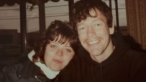 Grace and John, pictured here in 1984, struggled to navigate a long-distance relationship.