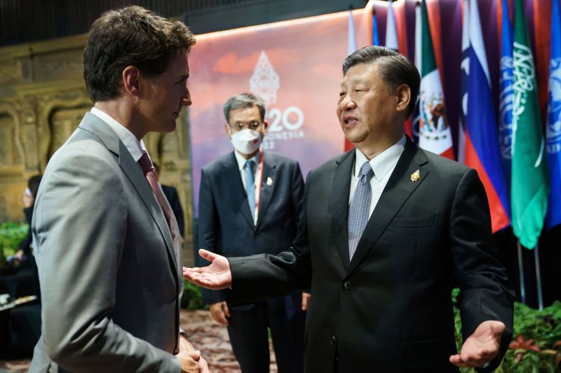 China’s Xi Jinping lectures Justin Trudeau about alleged leaks