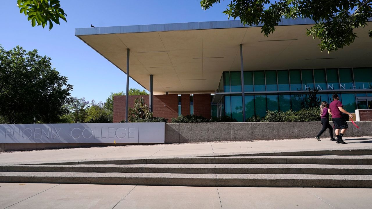 Phoenix College, part of the Maricopa County Community College system, in Arizona. 