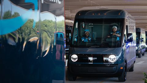 Amazon, a major investor in Rivian, has ordered 100,000 of its electric delivery vans.