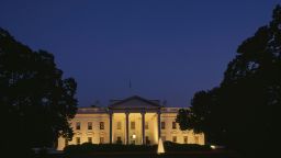 Night view of South Facade of White House