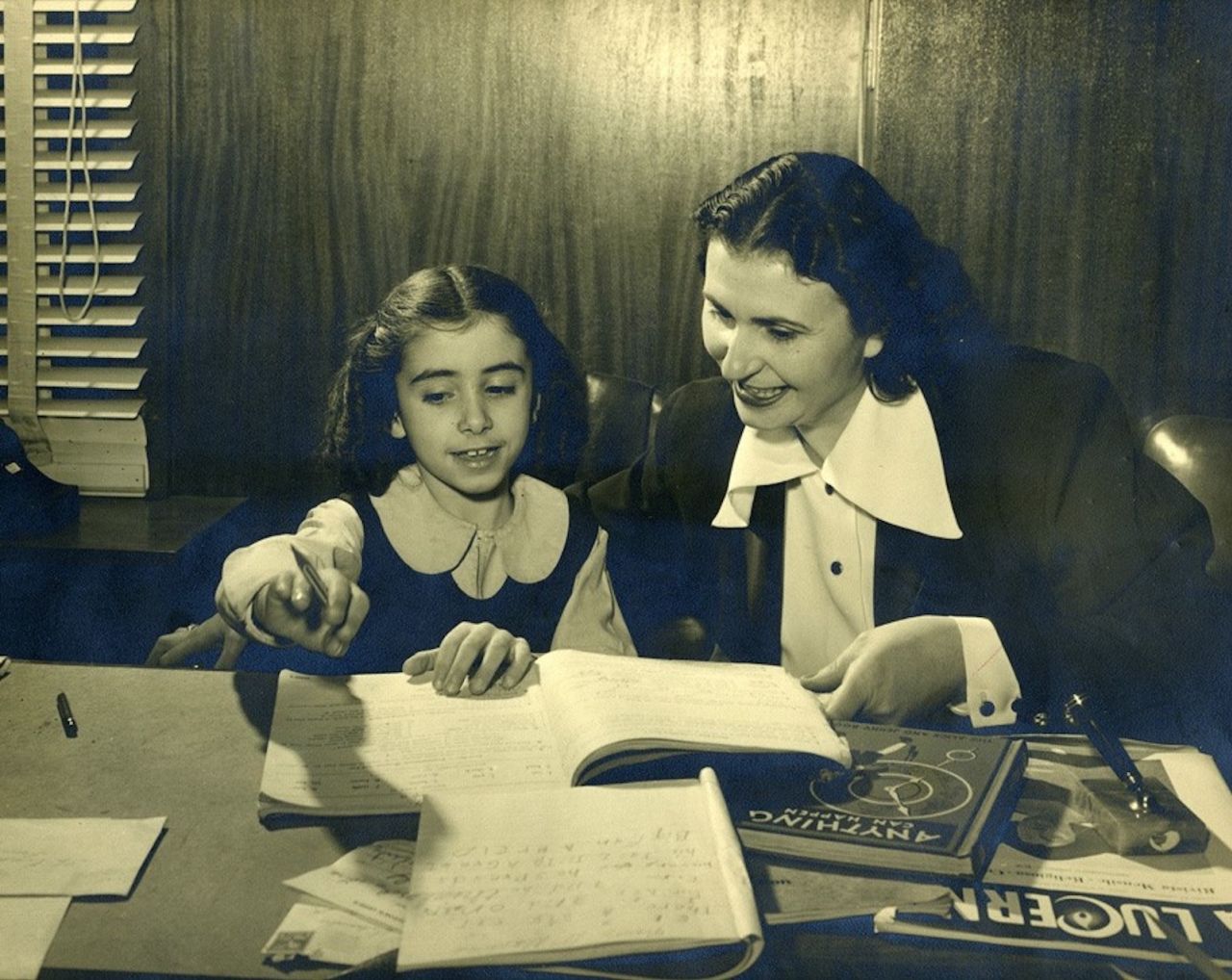 A young Pelosi is seen with her mother, Annunciata D'Alesandro. Pelosi was born in Baltimore on March 26, 1940.