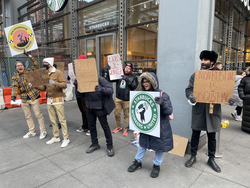 Starbucks workers strike at 100 stores on Red Cup Day MY BLOG