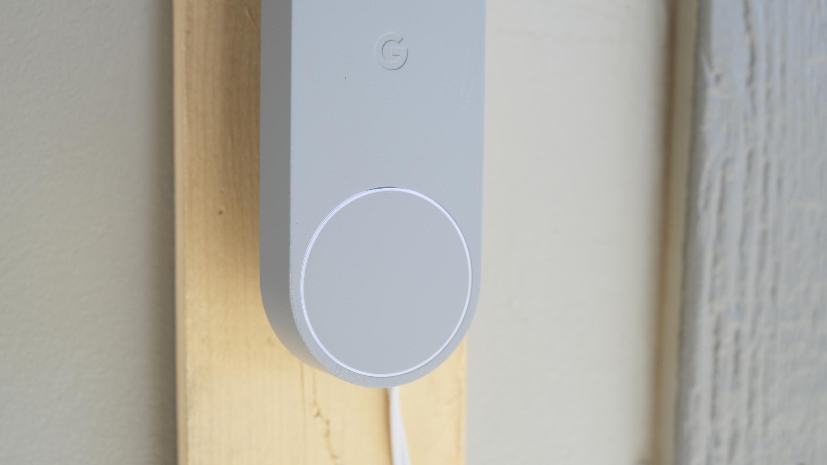 google nest doorbell grey