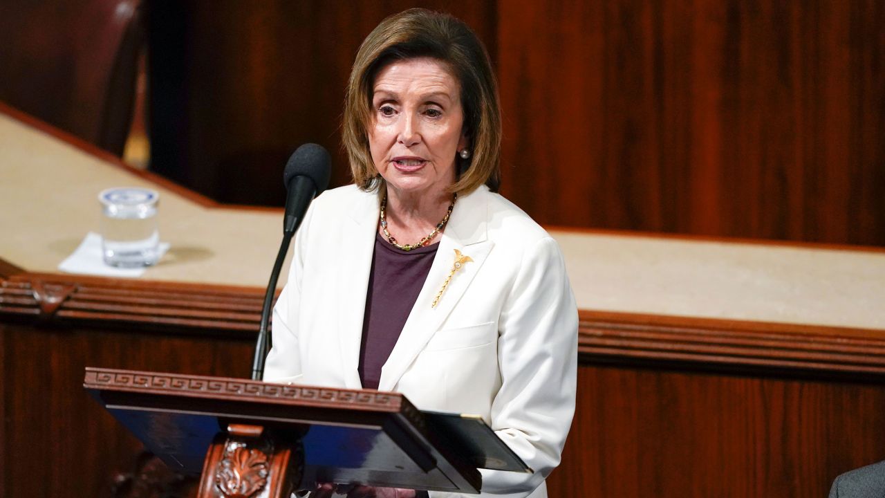 House Speaker Nancy Pelosi of Calif., speaks on the House floor at the Capitol in Washington Thursday, Nov. 17, 2022. 