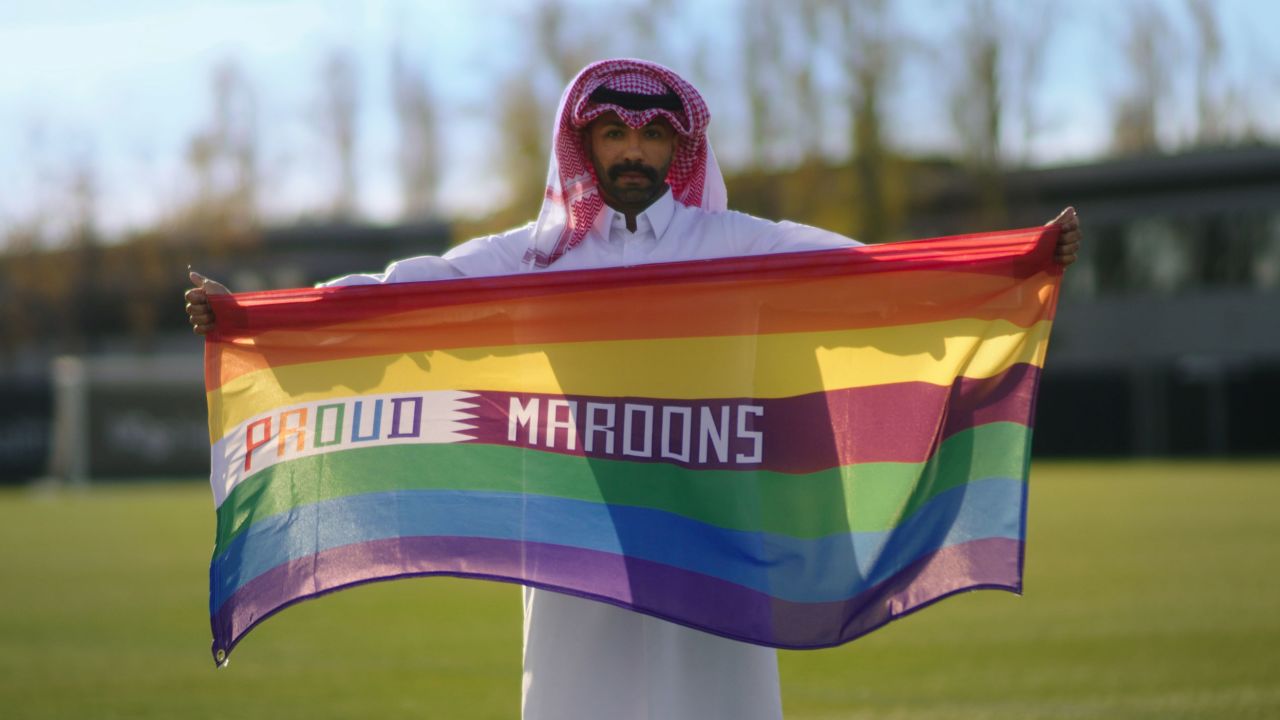 Dr. Nasser "Nas" Mohamed created a group for LGBTQ Qatari football fans, the Proud Maroons, to raise awareness about persecution, garner support from allies and increase the community's visibility.