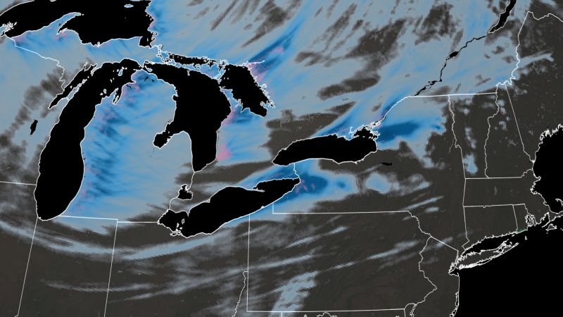 Weather forecast: Feet of snow for portions of the Great Lakes | CNN