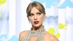 Taylor Swift at the 2022 MTV Video Music Awards held at Prudential Center on August  28, 2022 in Newark, New Jersey.