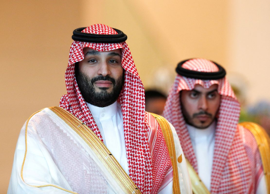 Mohammed bin Salman arrives at the APEC Leader's Informal Dialogue in Bangkok on November 18. 