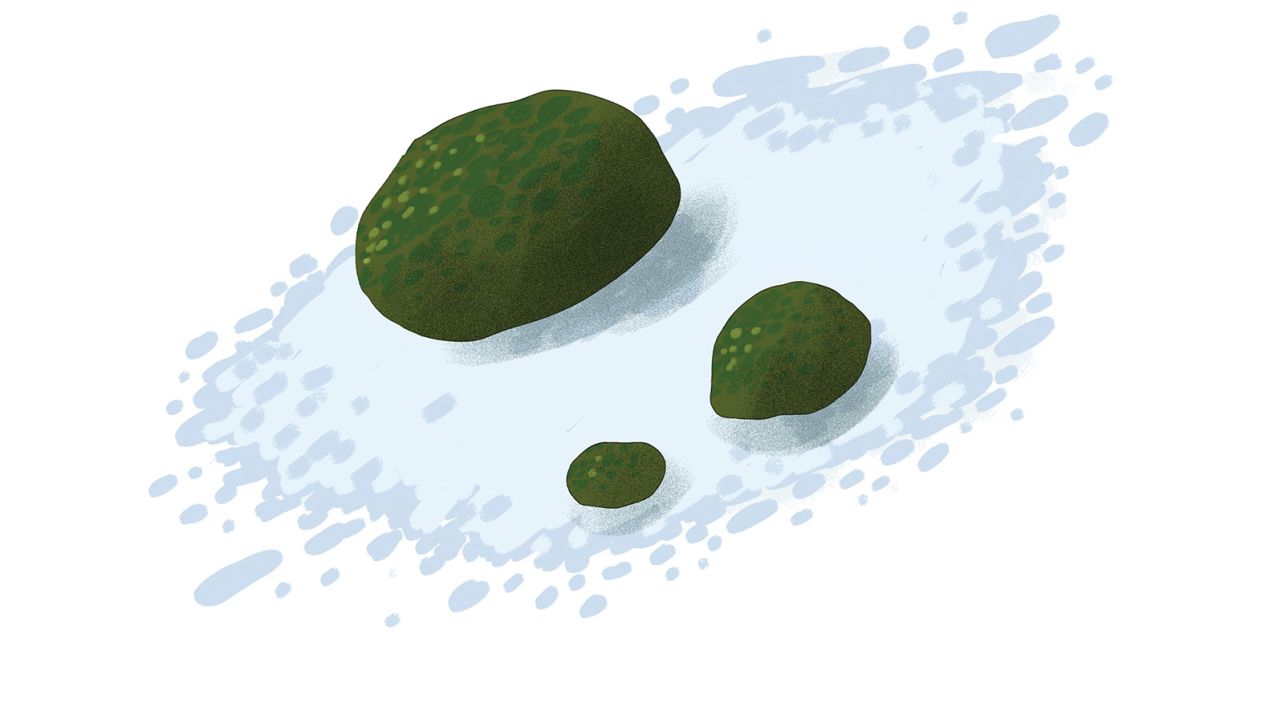 An illustration of glacier mine, as featured in "MELTDOWN."
