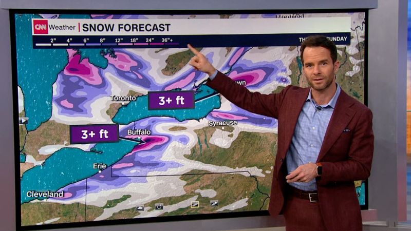 Watch: Weather forecast for Buffalo as meterologist warns snow event could ‘cripple’ area | CNN