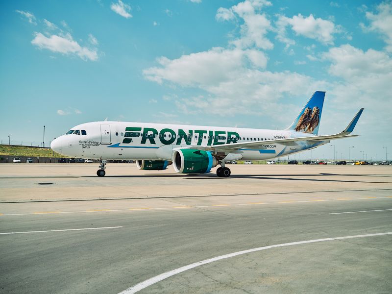 Frontier airlines one store way flights