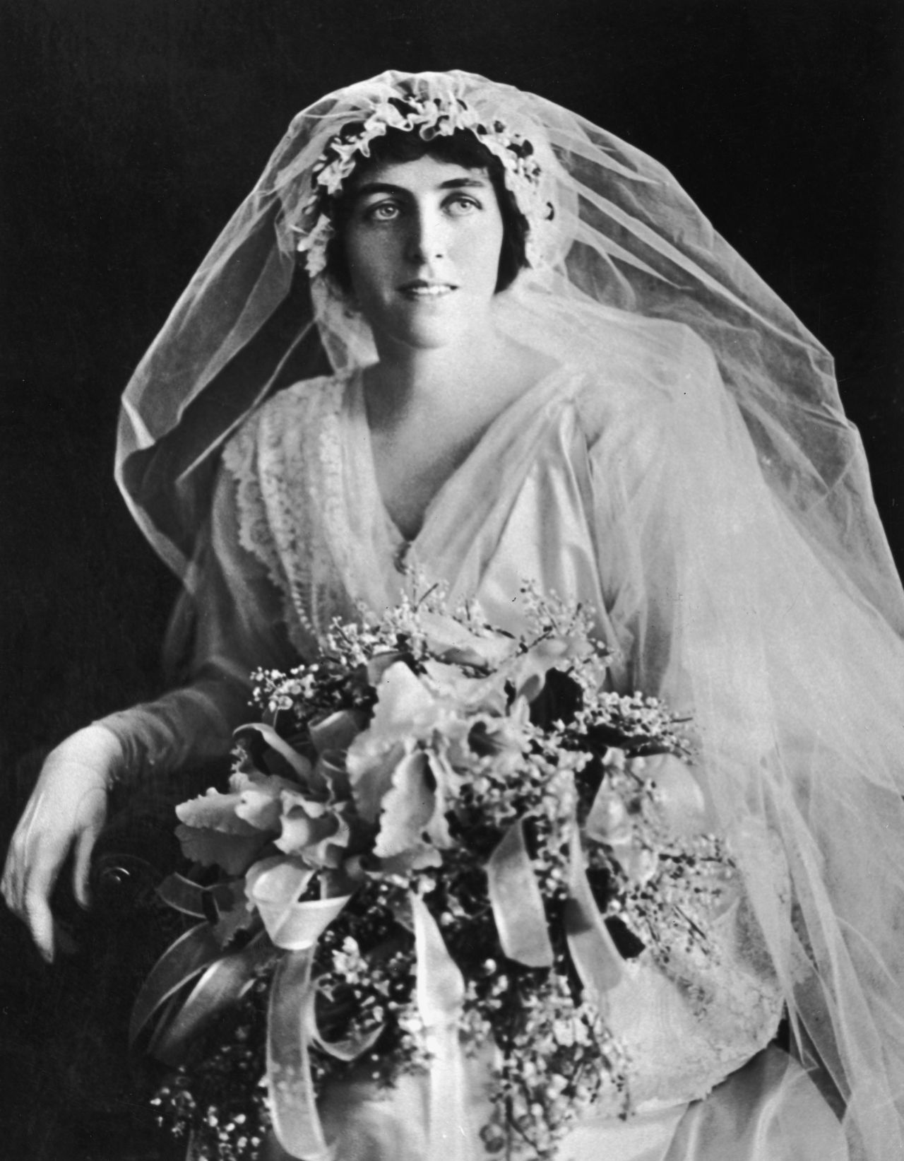 Eleanor Wilson, Woodrow Wilson's youngest daughter, on her wedding day in 1914. 