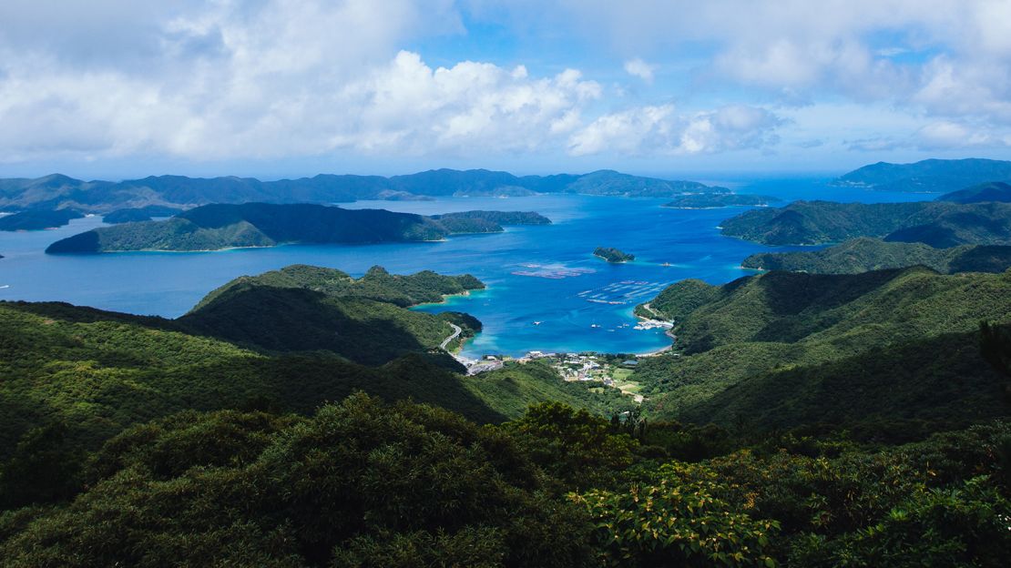 The beautiful rugged coastline of Amami Oshima. 