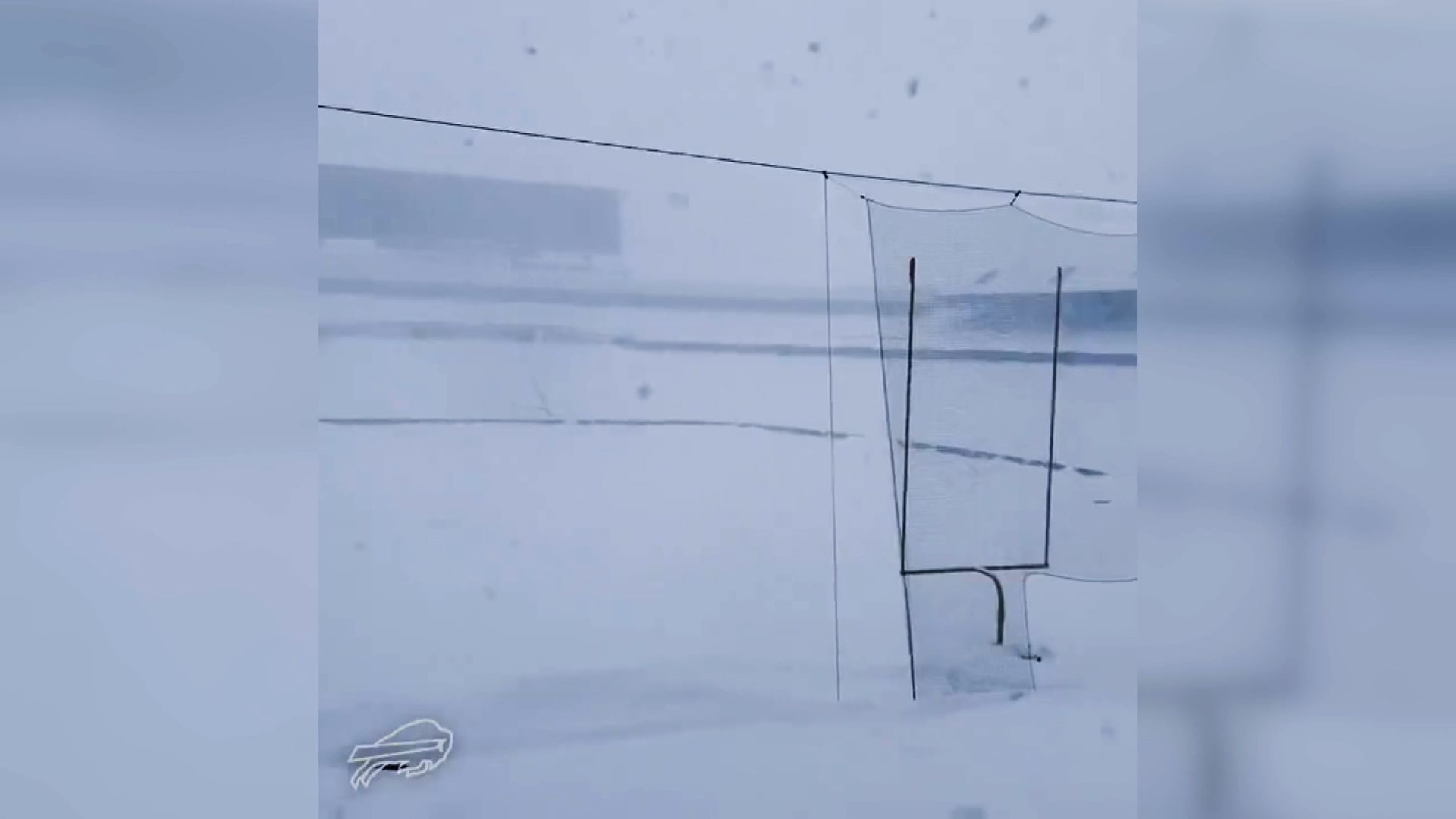 Video shows Buffalo Bills stadium buried in snow after massive