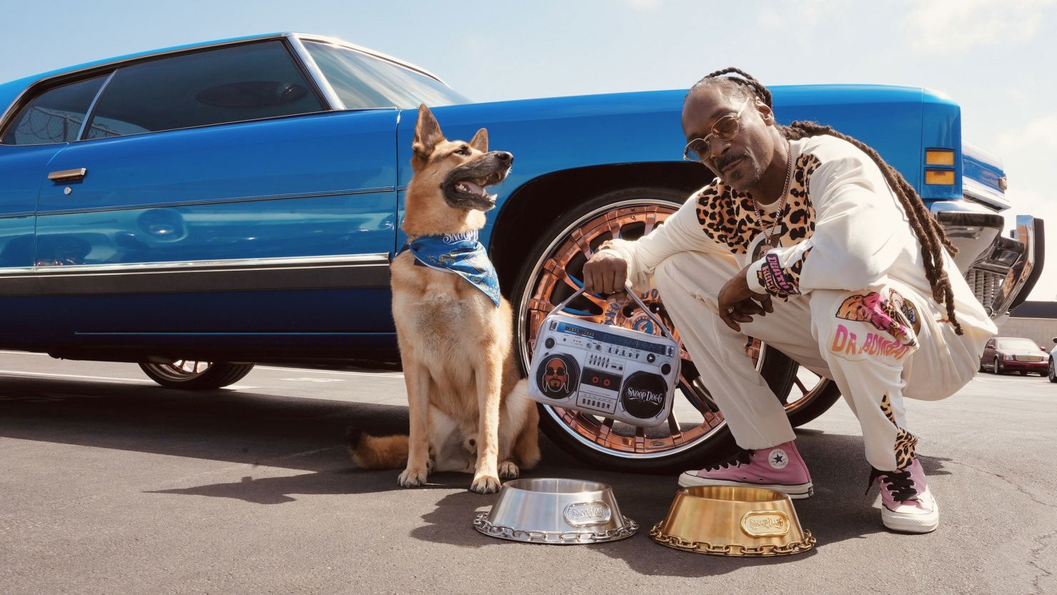 Snoop Dogg has launched a line of pet accessories called "Snoop Doggie Doggs."