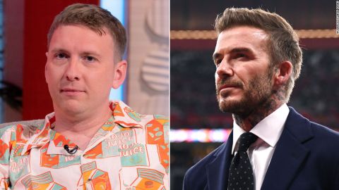 A comedian has apparently shredded £10,000 over David Beckham’s role as Qatar’s World Cup ambassador