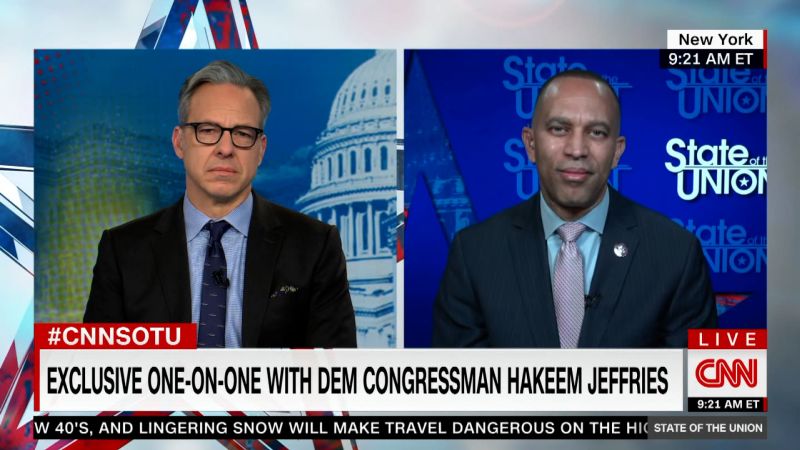 Tapper asks Jeffries about Trump’s return to Twitter | CNN Politics