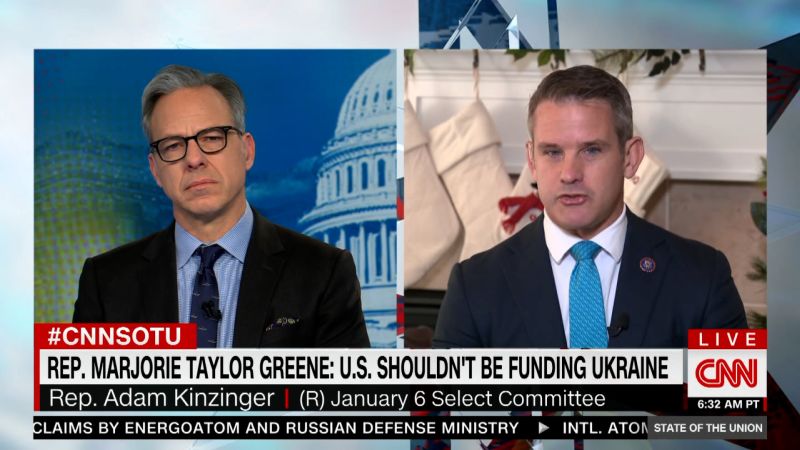 ‘You have never sacrificed for a thing in your life’: Kinzinger unloads on Marjorie Taylor Greene over Ukraine | CNN Politics